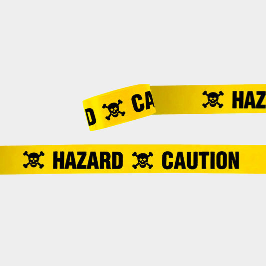 Forrestry Flagging Tape - Hazard Caution Yellow Tape