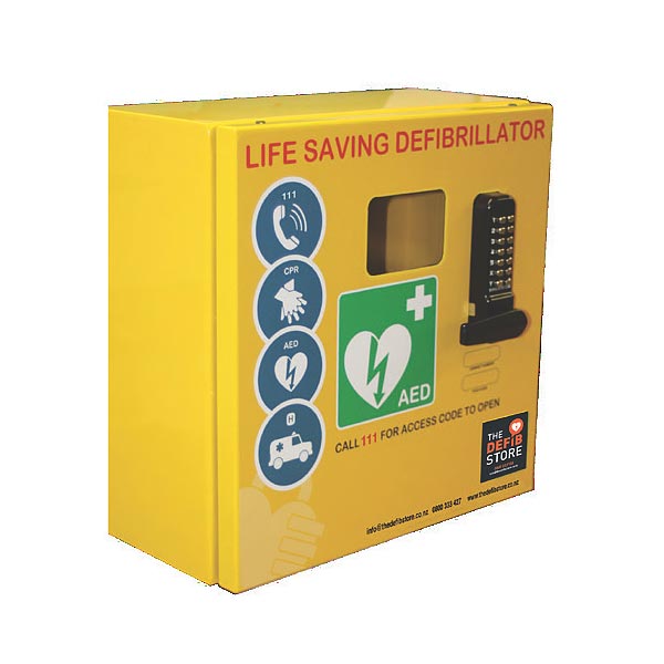 Defibrillator Outdoor Lockable Cabinet Stainless Steel