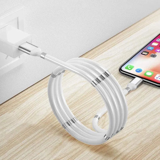 Supercalla Magnetic Charging Cable 1M White - pslfireandsafety.co.nz