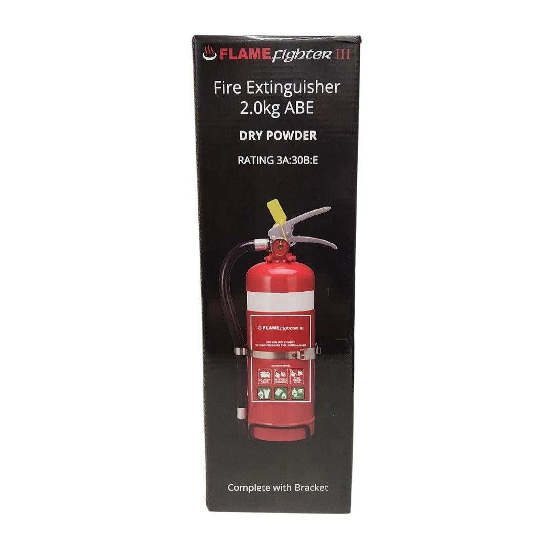 Flamefighter III 2kg ABE Dry Powder Fire Extinguishers - pslfireandsafety.co.nz