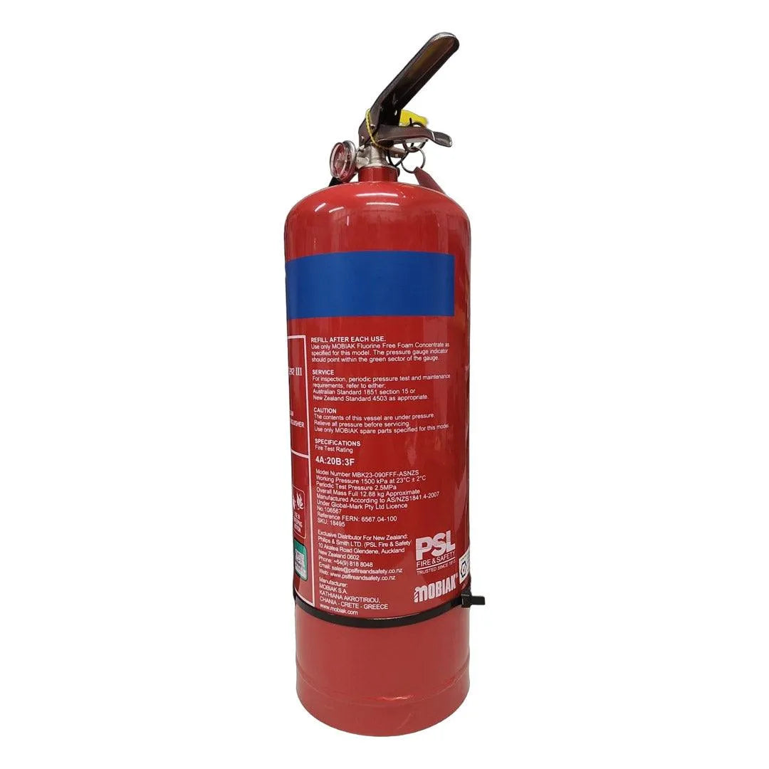 Flamefighter III Fluorine Free 9L Foam Extinguisher - pslfireandsafety.co.nz