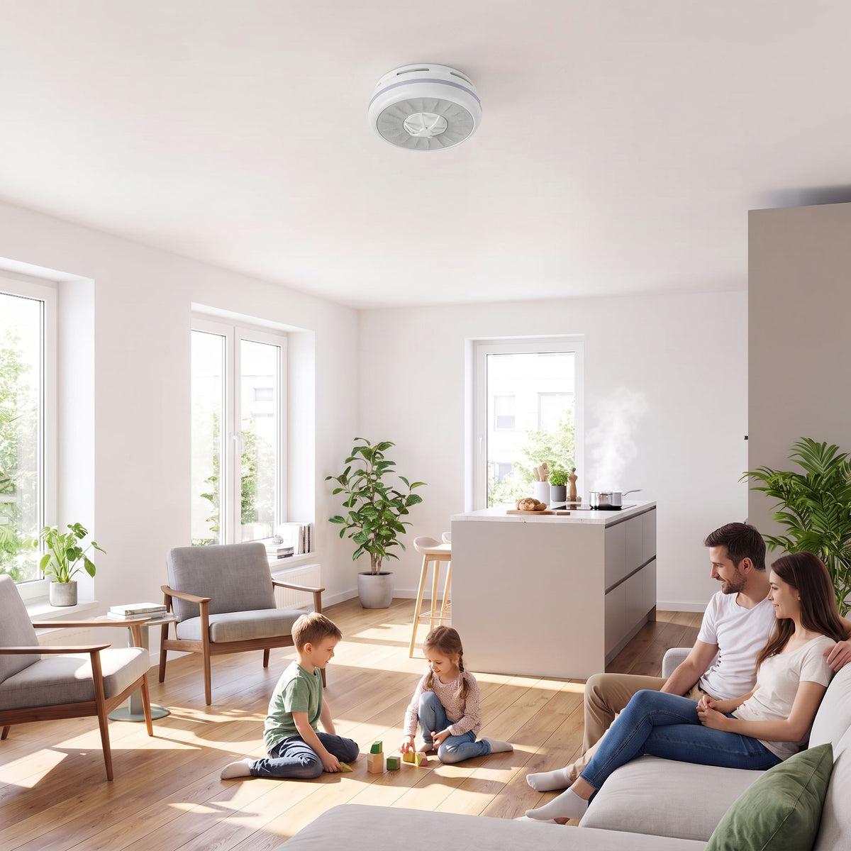 Flamefighter 3-in-1 Smoke, Heat & Carbon Monoxide Alarm