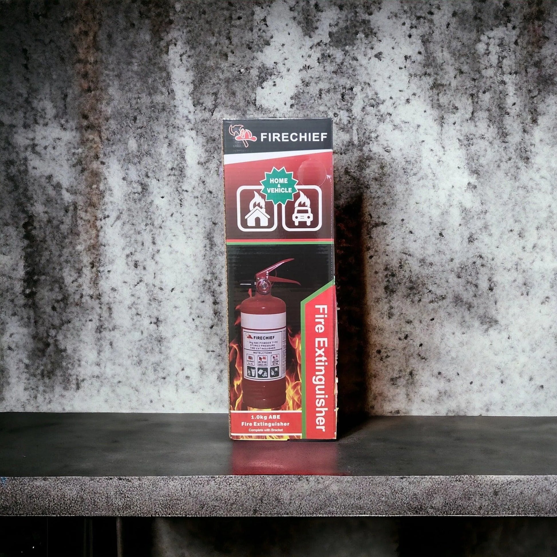 Firechief 1kg ABE Dry Powder Fire Extinguisher - pslfireandsafety.co.nz