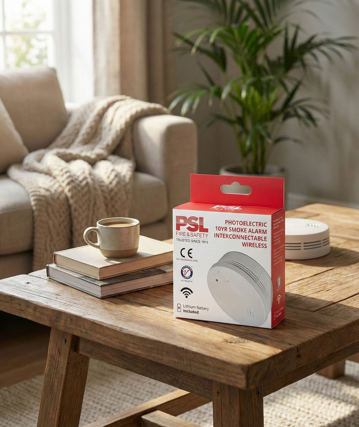 Interconnectable 10 Year Smoke Alarm