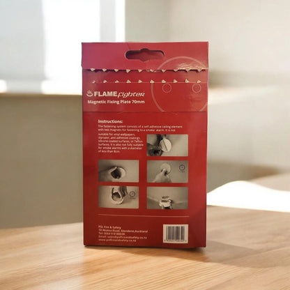 Magnetic Fixing Plates for Smoke Alarms 70mm - pslfireandsafety.co.nz