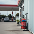 Mobile Double Extinguisher Trolley