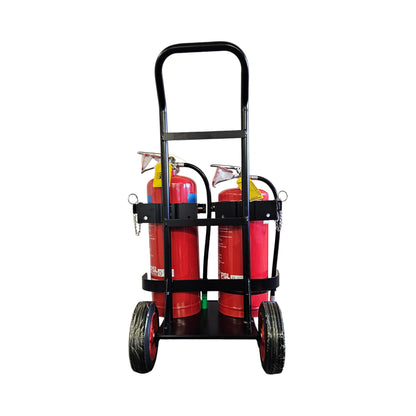 Mobile Double Extinguisher Trolley