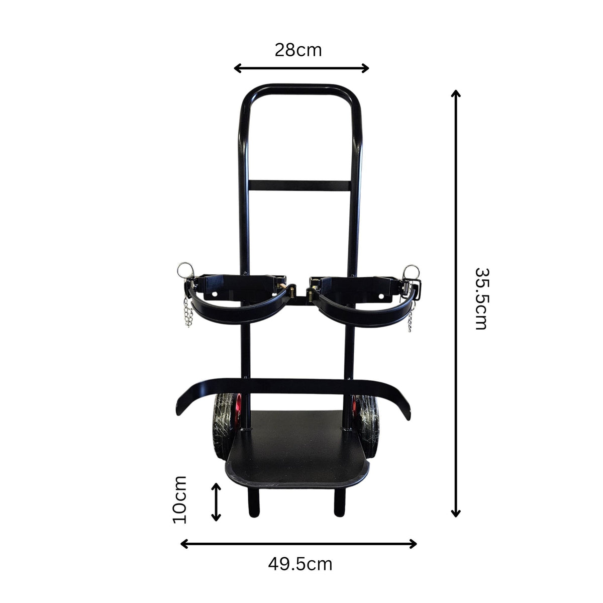 Mobile Double Extinguisher Trolley