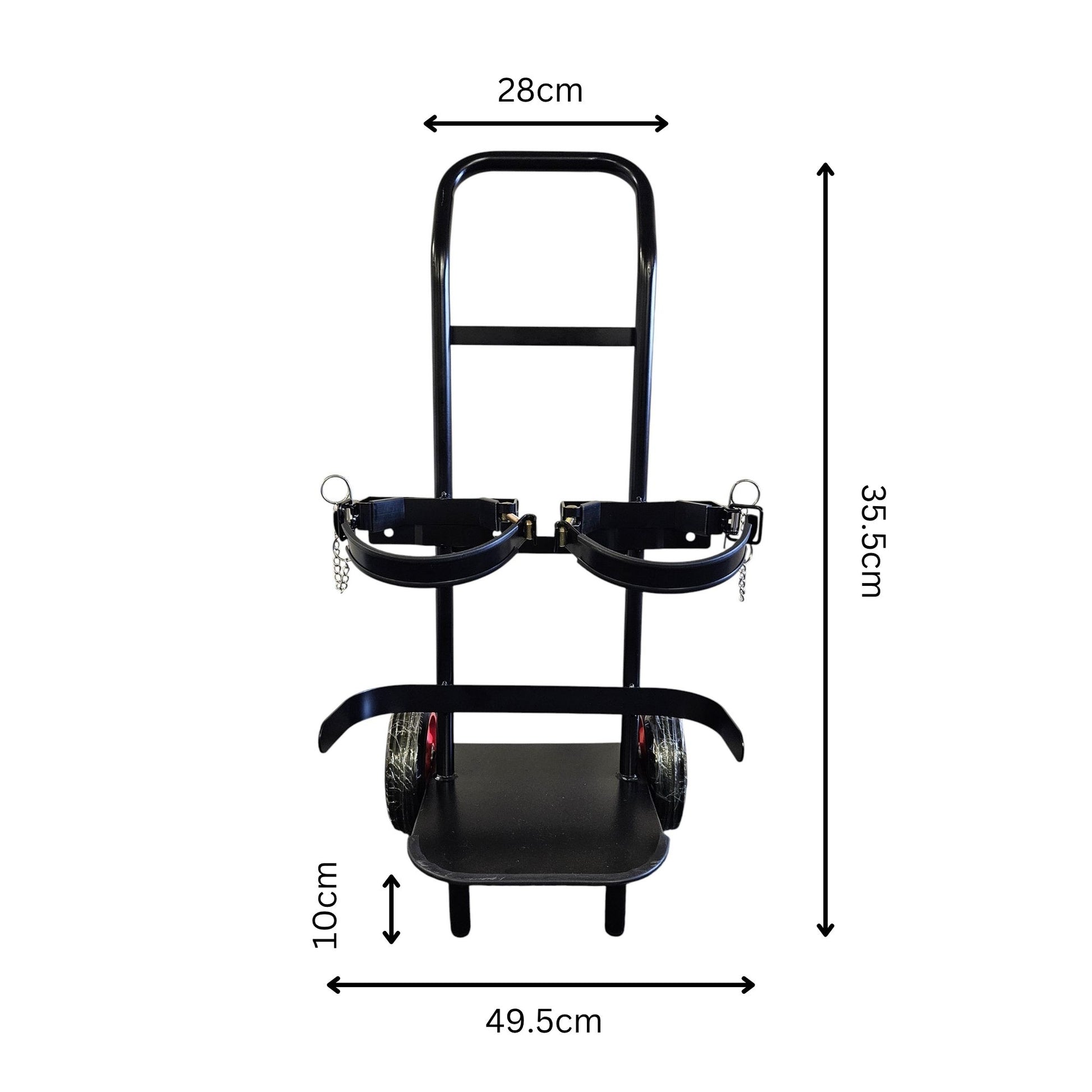 Mobile Double Extinguisher Trolley