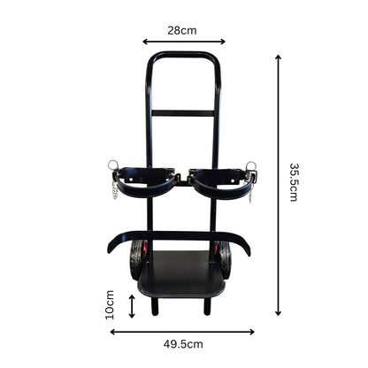 Mobile Double Extinguisher Trolley