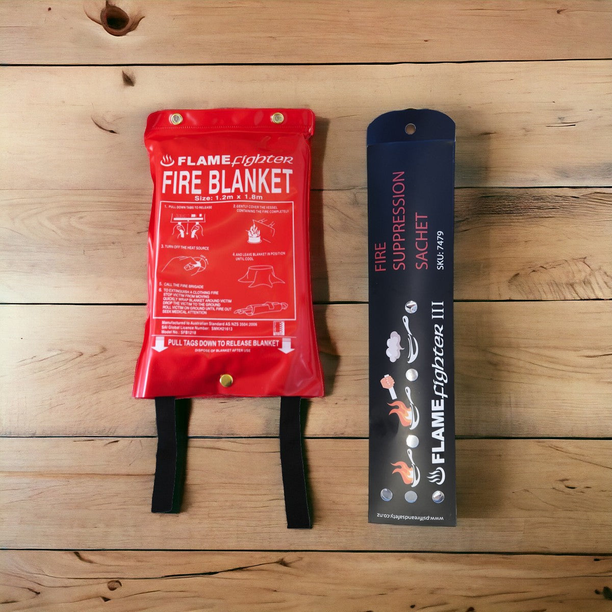 Fire Suppression Sachet / Fire Blanket Package