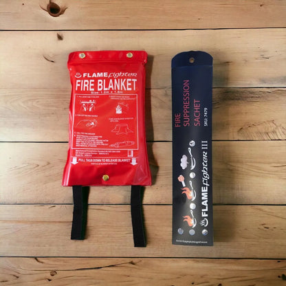 Fire Suppression Sachet / Fire Blanket Package - pslfireandsafety.co.nz