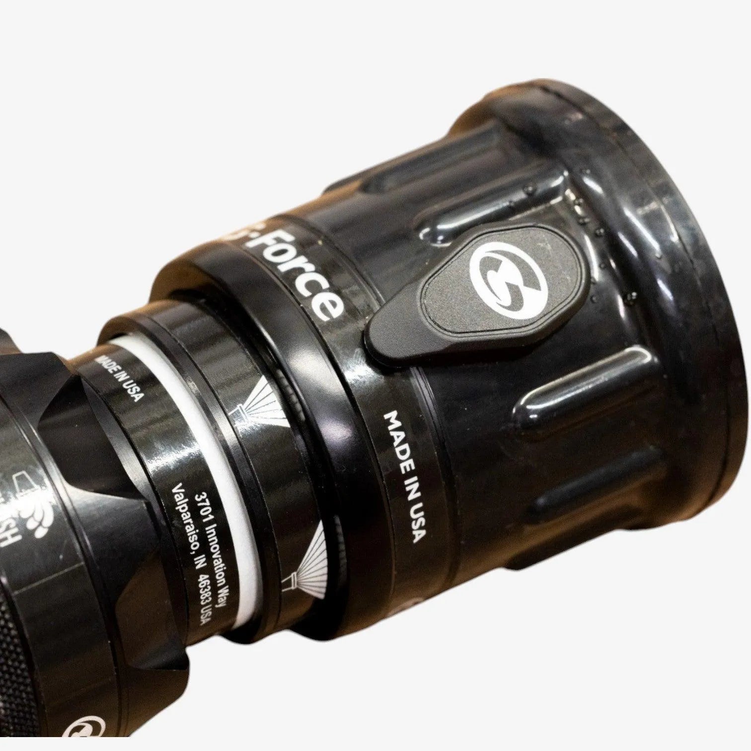 TFT G-Force 1.0" G-Force Nozzle HP 1"NH Swivel INlet 5 Bar 60-230 LPM Red Bale & Pistol Grip - pslfireandsafety.co.nz