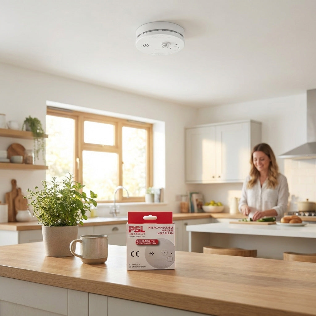 Interconnectable 10 Year Heat Alarm