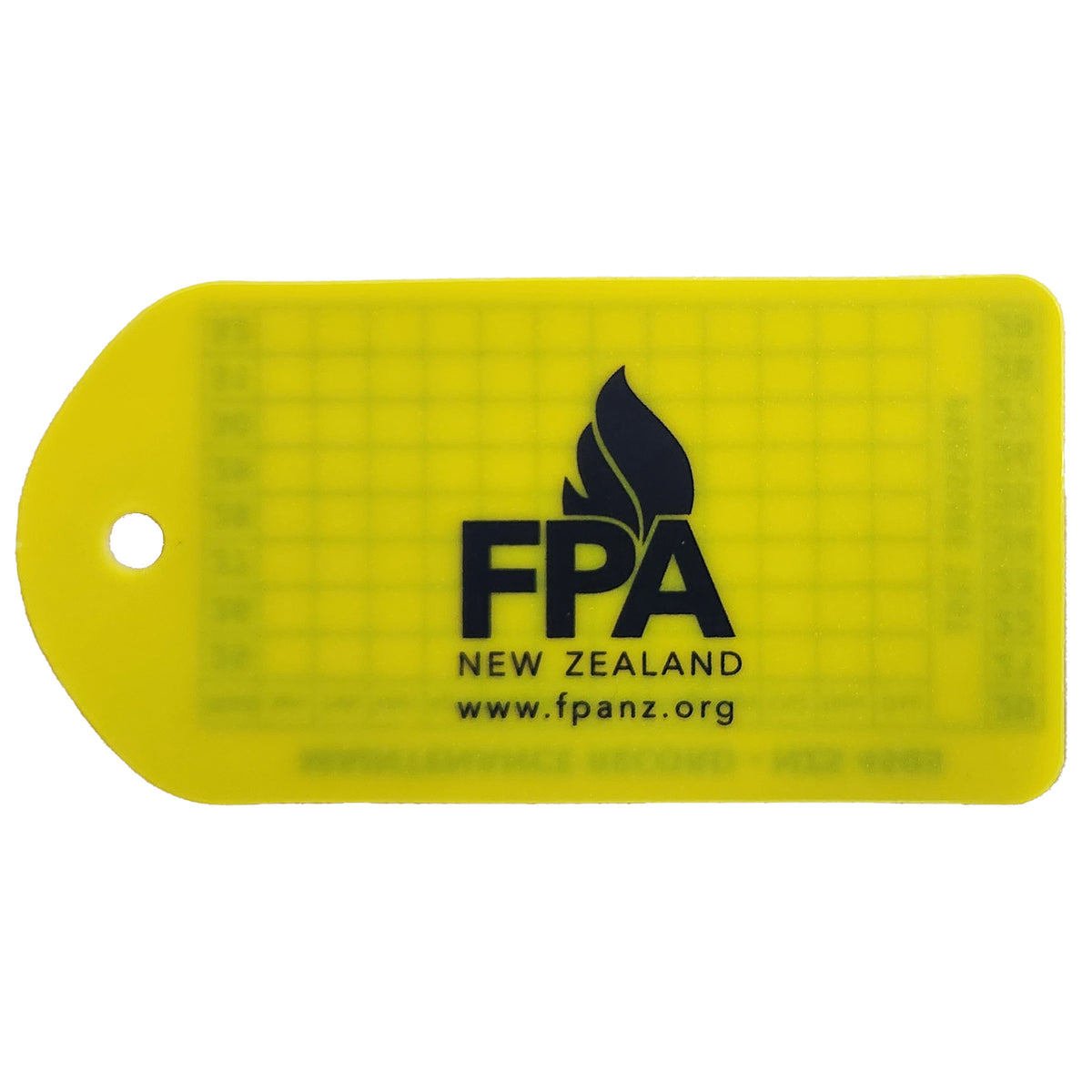 Service Tag Plastic
