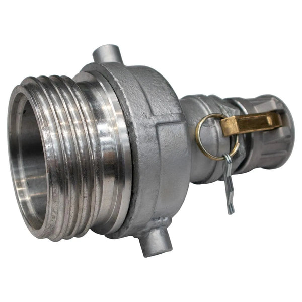 Tank Adaptor LA 100mm MRT x 38mm Female Camlock - pslfireandsafety.co.nz