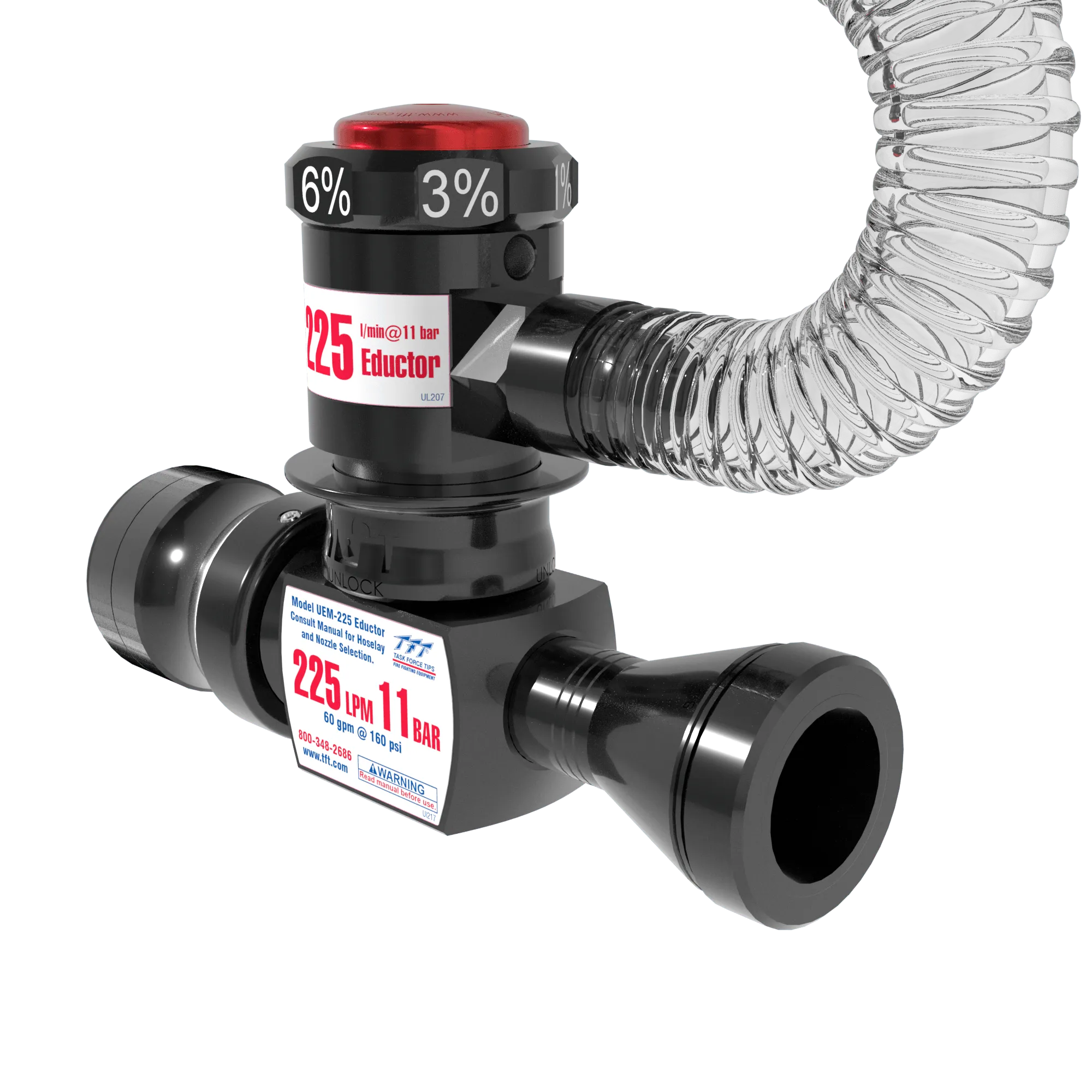 Rh Psl Inlet TFT Eductor 225 L/Min @ 11 Bar - 1.5
