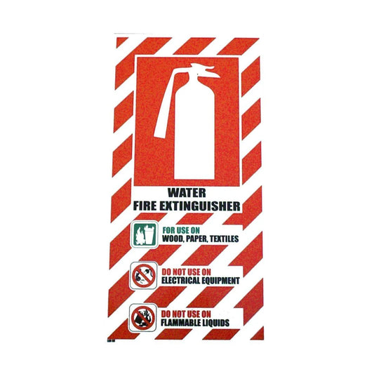 Water Fire Extinguisher Blazon - pslfireandsafety.co.nz