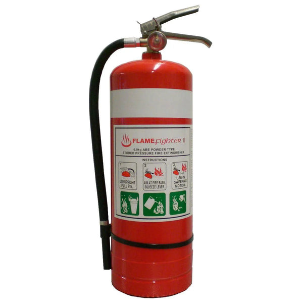Flamefighter 6kg ABE Dry Powder Fire Extinguishers - pslfireandsafety.co.nz