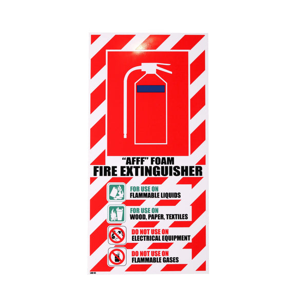 AFFF Foam Extinguisher Blazon - pslfireandsafety.co.nz