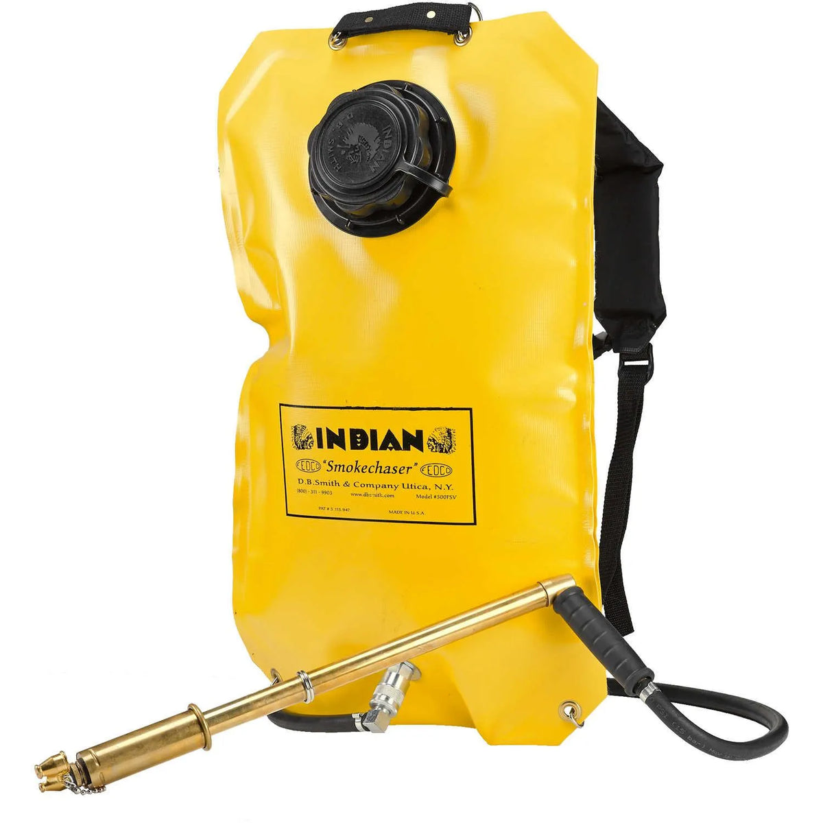 Indian Smokechaser Vinyl Backpack w/Pistol Grip - pslfireandsafety.co.nz