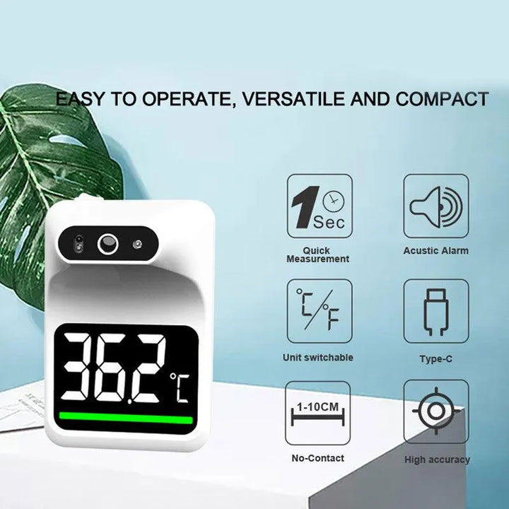 Infrared Thermometer - Wall Mounted Contactless - pslfireandsafety.co.nz