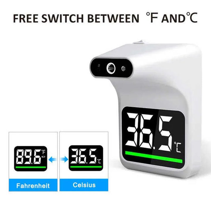 Infrared Thermometer - Wall Mounted Contactless - pslfireandsafety.co.nz